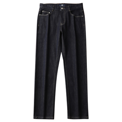 秋季新高端直筒防褪色原色牛仔裤