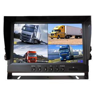 货车四路监控BSD盲区预警行人检测防偷油全景记录仪高清倒车影像