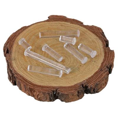 X圆头PC透明导光柱LED贴片导光柱LED导光帽发光管灯罩带卡痕3mm