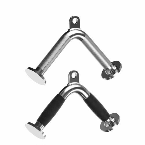 高位下拉把手型器械配件大飞鸟健身器材龙门架配件划船拉力杆V型D