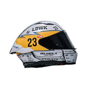 比尔莫拉(BILMOLA)摩托车头盔Liberty联名款男女通用赛车机车全盔