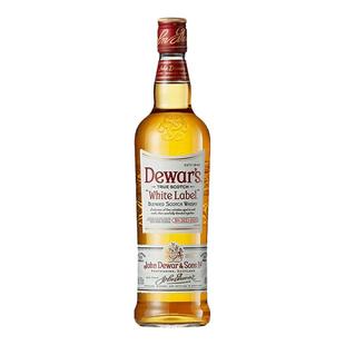 Dewar's 帝王白牌白标调配苏格兰威士忌 英国进口洋酒烈酒750ml