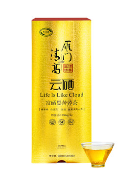 代用茶富硒黑苦荞茶荞麦礼盒240g