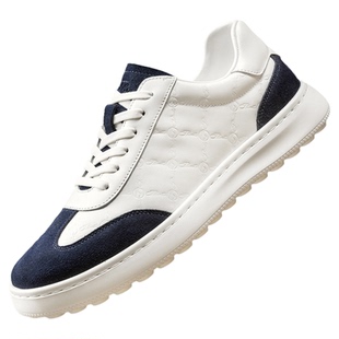 宾度男鞋官方旗舰2026春季新款低帮舒适防滑复古软面休闲德迅板鞋