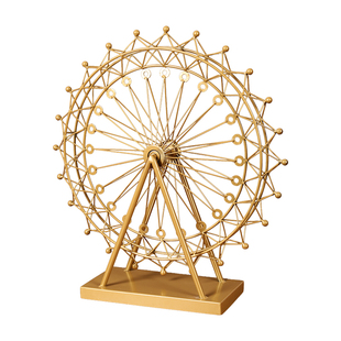 北欧简约家居客厅酒柜旋转摩天轮摆件创意办公室桌面装饰品摆设