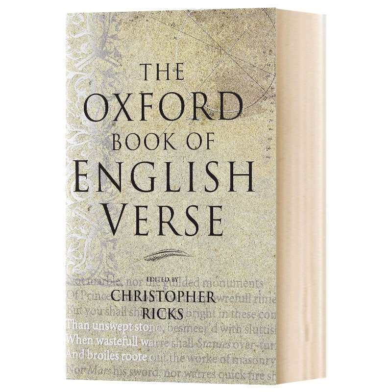 精装 牛津英语诗歌 英文原版 The Oxford book of English verse 英国诗歌 Christopher Ricks 莎士比亚 华兹华斯 进口原版书籍