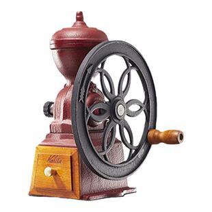 日本直邮Kalita卡莉塔咖啡研磨机复古式漆红操作便捷家用咖啡机