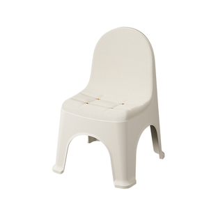 北欧加厚塑料小矮凳子沐浴室防滑家用客厅换鞋靠背椅儿童洗澡板凳