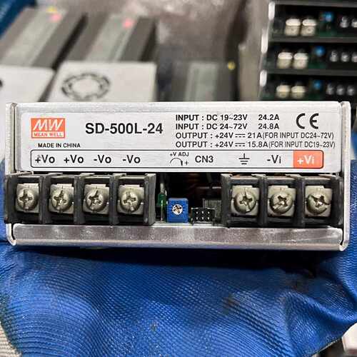 议价拆机明纬36V转24V直流转直流开关电源SD500L24可维修