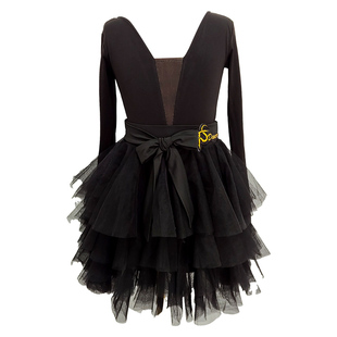 星舞林2026新款拉丁舞服女童练功服装高级感蛋糕裙儿童舞蹈演出服