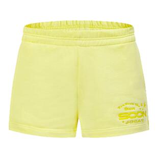 KHIAN SOON美式复古国潮校园风标语基础LOGO刺绣短裤女休闲修身潮