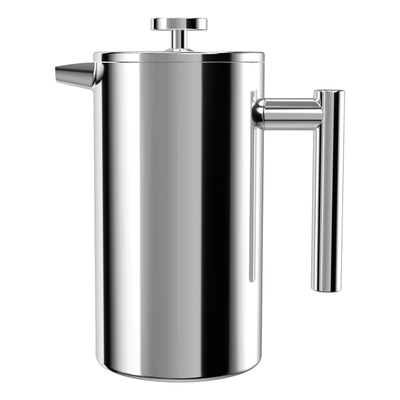 缤享不锈钢法压壶双层保温咖啡壶