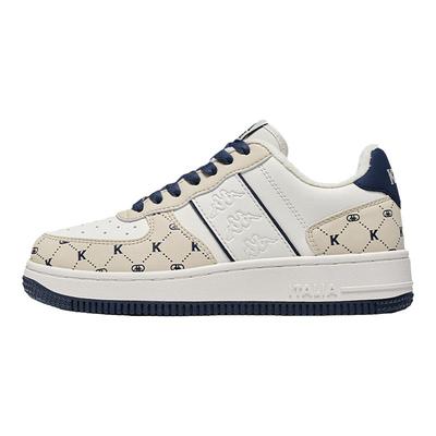 Kappa加绒保暖板鞋女2025冬季新款厚底二棉鞋休闲防滑复古小白鞋