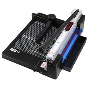 切纸机重型大型裁纸刀手动裁切刀切纸器红外线割名片切卡机相片照片图文剪切加厚裁切机雷神968厚层切纸刀机