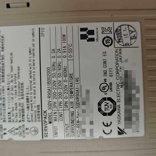 溢价-安川伺服驱动器 SVDV-R90A11B002000