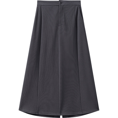 播商场同款灰色a字半身裙女夏新款法式气质裙子BDS2BD2287