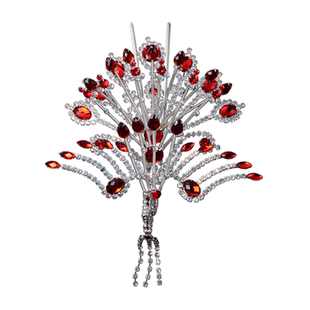 戏曲头饰女花旦全套戏剧头面京豫越剧青衣小姐五彩木钻正凤大凤