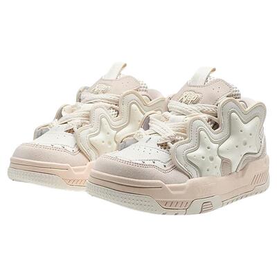 厚底白红chic百搭运动休闲板鞋