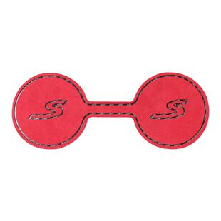 Alcantara保时捷水杯垫卡宴Macan帕拉梅拉内饰改装真碳纤维防滑垫