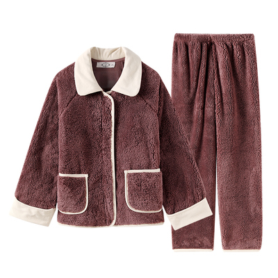 美标复合舒棉绒睡衣套装