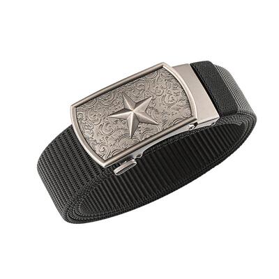 可剪短五星自动扣休闲商务腰带