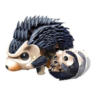 Al鼓掌刺猬三种模式声控感应diy模型机构设计steam儿童益智玩具模型拼裝生日礼物GE-896-C