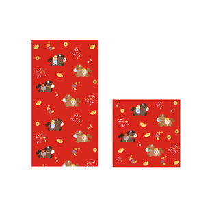 可爱新年小马红包春节马年卡通喜庆拜年压岁钱祝贺除夕快乐利是封