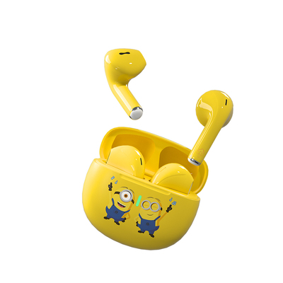 佳蓝半入耳小黄人S9联名蓝牙耳机