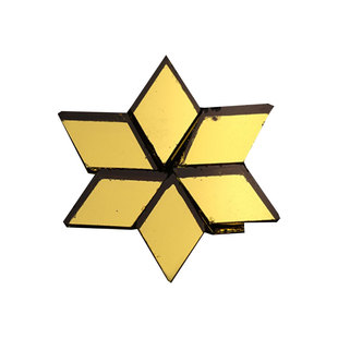 DIY手工三角菱形圆形镜片玻璃彩色镜子马赛克壁画镶嵌可定制尺寸