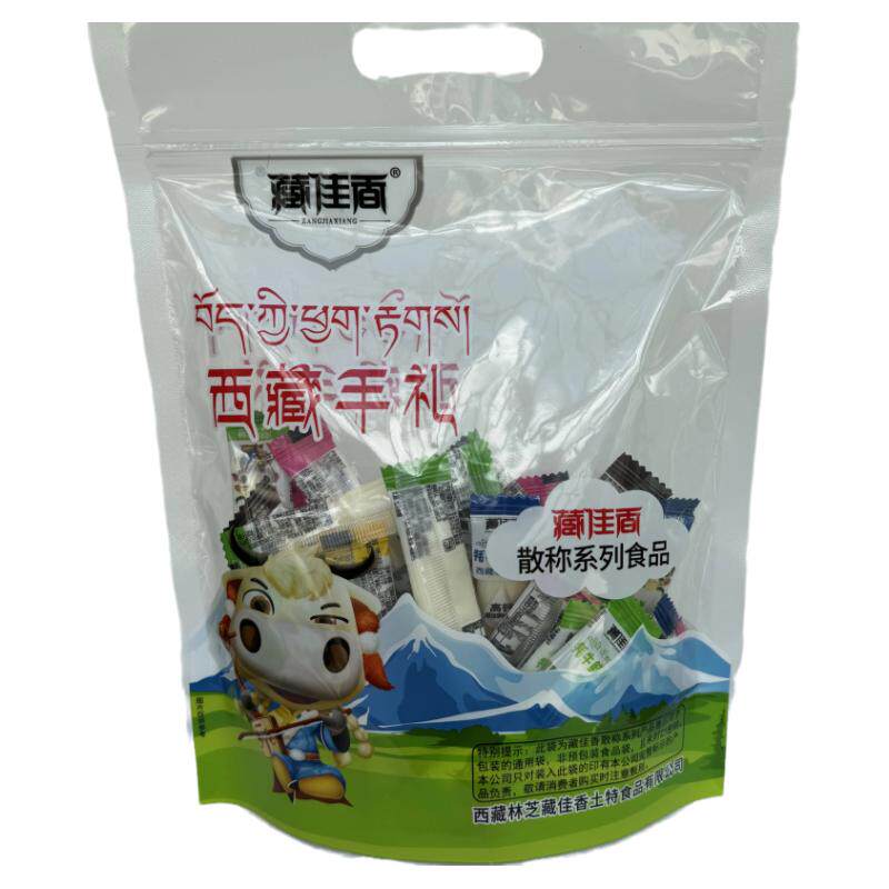 藏佳香牦牛先奶条原味老酸奶味椰蓉味草莓味巧克力味组合250克/袋