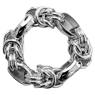 SOFTROOM复古环扣链条戒指女食指戒小众设计百搭时髦指环63OAKAVE