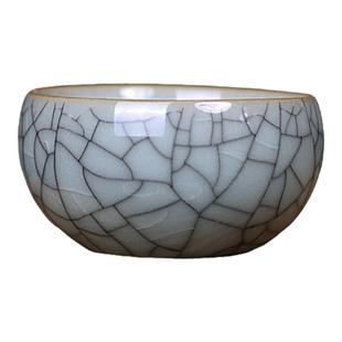 龙泉青瓷功夫茶具小茶杯品茗杯客人主杯小茶碗茶楼专用哥窑开片杯