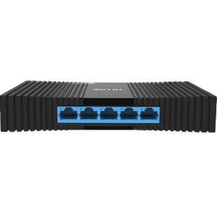 普联TP-LINK TL-SG1005M 全千兆5口交换机1000M网络即插即用免配置网络分流五个接口扩展模块傻瓜式1进4出