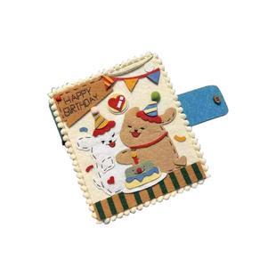 小红书同款不织布毛毡卡通追星女孩爱豆拍立得生日礼物相册卡册