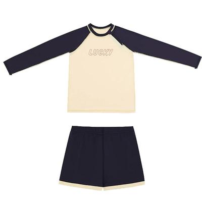 儿童分体韩版洋气长袖泳衣