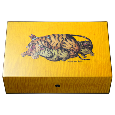 VANITYFAIR Treasure宝藏雪茄盒 莫问距离 水晶漆雪松木保湿箱