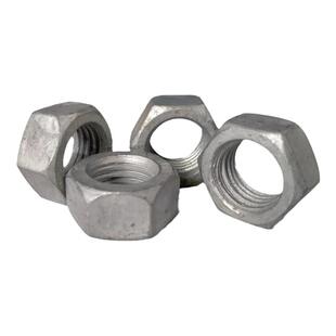 8.8级热镀锌六角螺母热浸锌六角扩孔螺丝帽国标光伏电力铁塔安装
