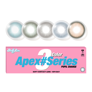 试用装 BOLLYCON美瞳日抛混血感cos莱琳青灰盐湖猫眼柠檬海2片装