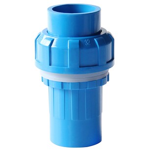 明盛活接式上下水接头带活接PVC管道快速加长内外牙直通鱼缸配件