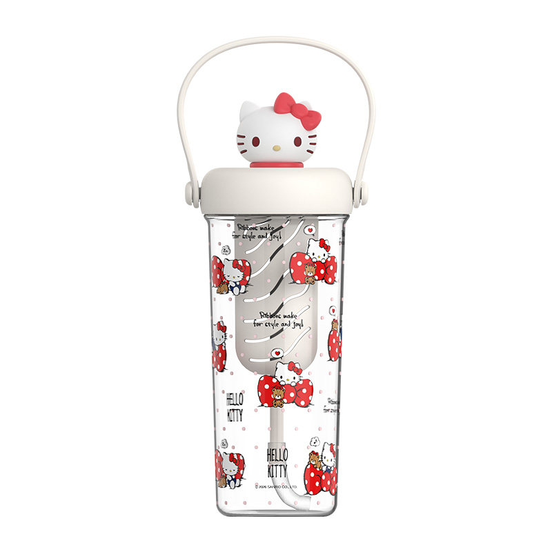 三丽鸥HelloKitty吸管杯夏季便携