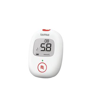 三诺血糖测试仪家用医用测量血糖的仪器血糖试纸条安稳加+voice