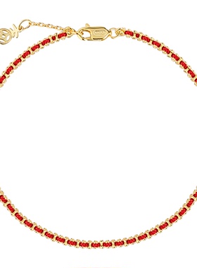 阿吉豆手链女款S925银福禄手饰品