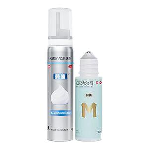 蔓迪米诺地尔泡沫剂斑秃脱发男士生发液正品官方旗舰店曼迪生发剂