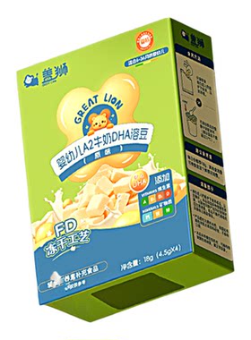 盖狮水果酸奶溶豆6月以上小零食