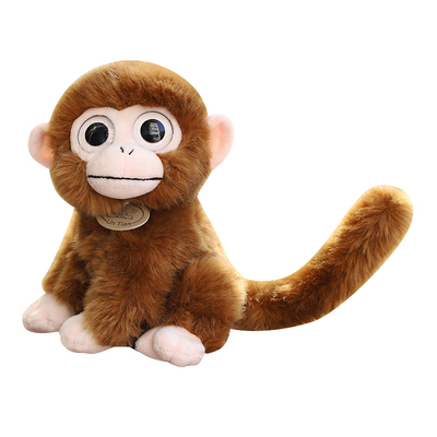 仿真眼镜猴子公仔生肖猴玩偶
