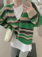 Зеленый кардиган, свитер