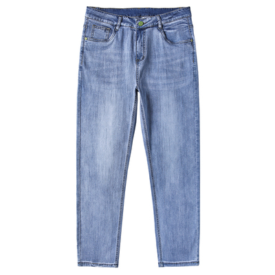 牛仔裤男士宽松春秋款直筒长裤