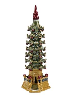 陶瓷宝塔庭院鱼池摆件装饰品