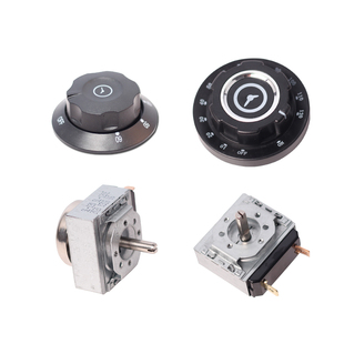 消毒柜定时器蒸饭车带响铃提醒开关旋钮计时器加长轴刻度盘商用