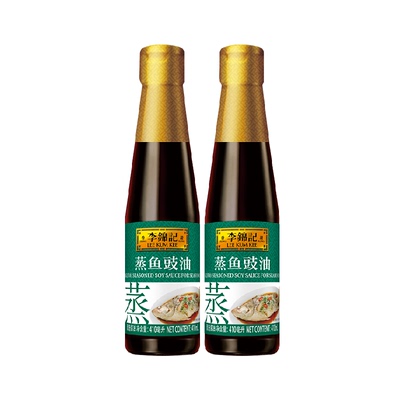 李锦记蒸鱼豉油非转基因2瓶